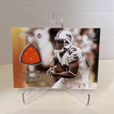 2022 Luminance Ronnie Brown Vintage Materials  Game Used Patch No. VM-RBR