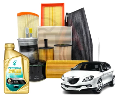 SELENIA, PETRONAS SELENIA Kit Tagliando Lancia Delta III 3 1.6 Multijet mtj filtri 5 litri Petronas 5W30