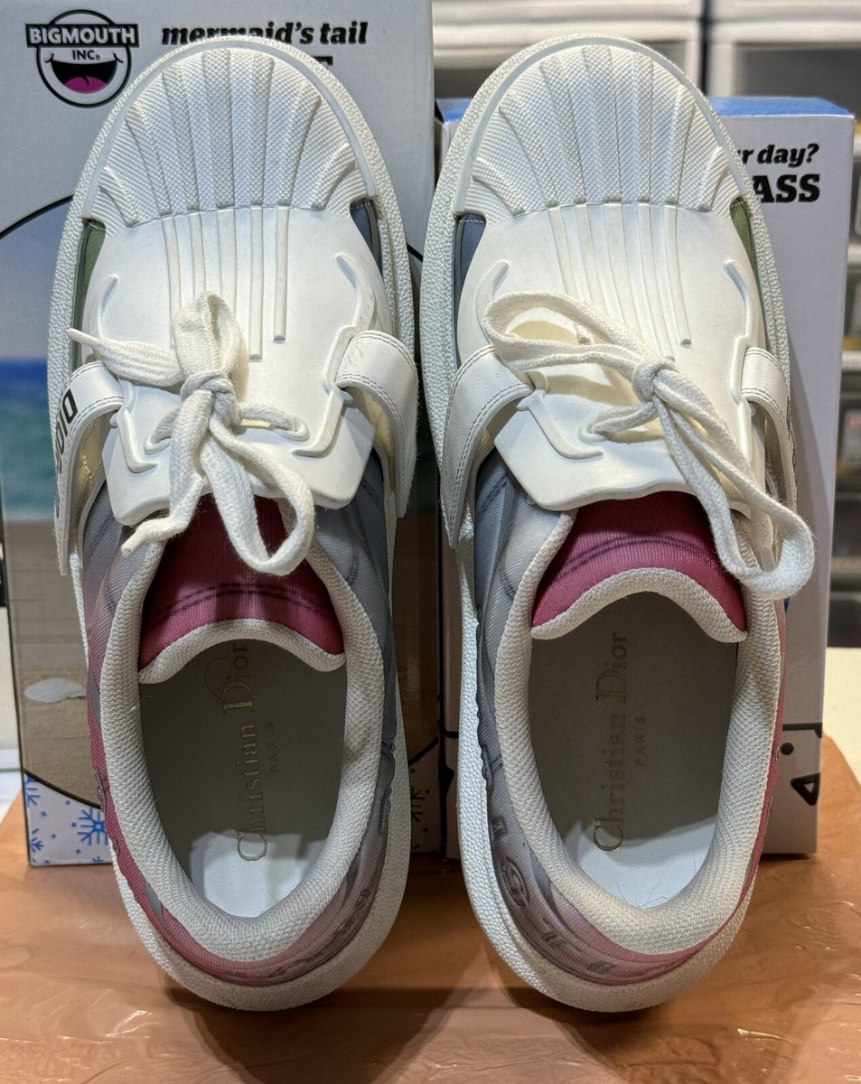Christian Dior Multicolor Canvas and Rubber Dior-ID Trainers