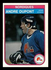 Andre Dupont 1982-83 O-Pee-Chee #282 Quebec Nordiques Ex-Mt