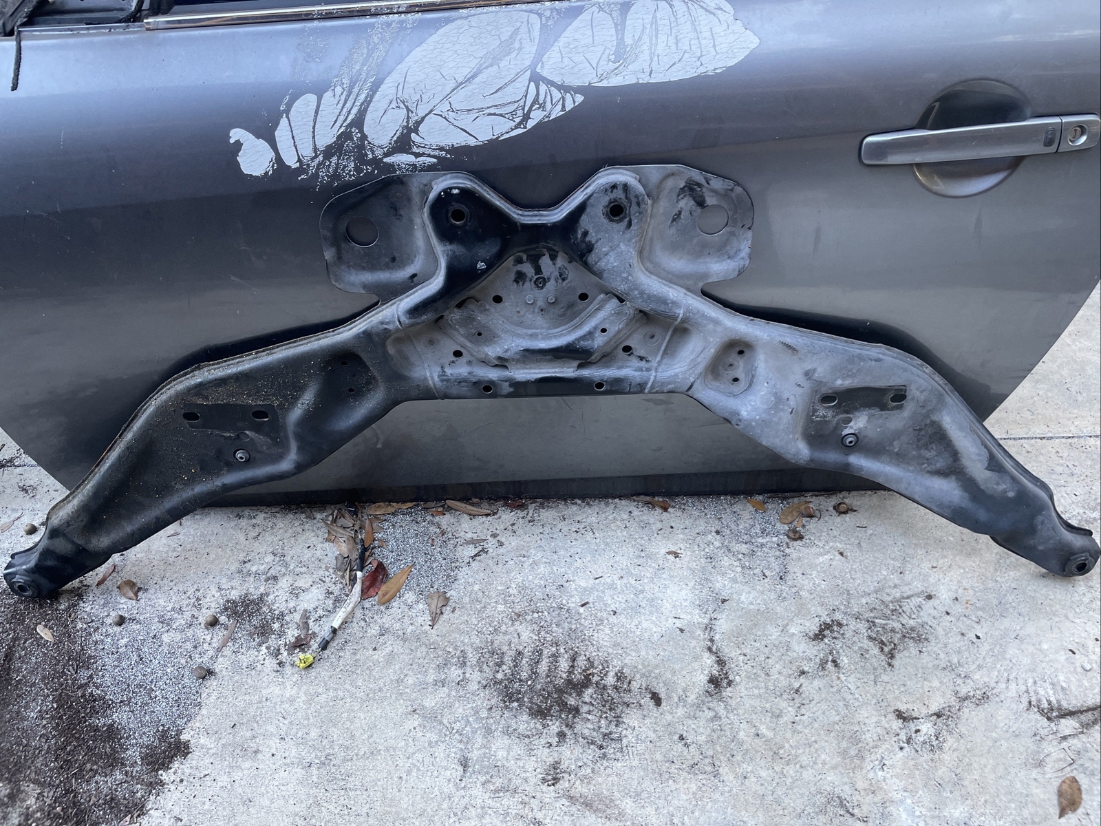 Q50 Rear Subframe 2014-2023 Infiniti Q60/Q50 AWD OEM Subframe Crossmember Bat Wing K ...
