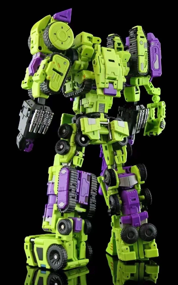 Lucky Cat Micro Cosmos MC-02 Riki-Oh Devastator mini Transform A+B+C ALL Toy set - Image 4 of 4