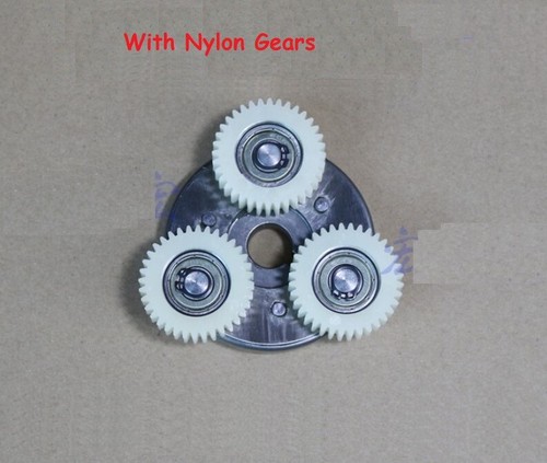 3pcs PA66 Nylon Plastic Gears - 28 Teeth, 38mm OD, 8mm Hole - For E-Bike Motor, Clutch, Transmission Gearbox