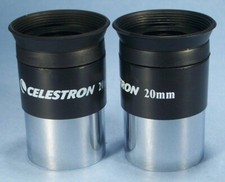 Celestron 20mm Light Weight Binoviewer Eyepieces For Binocular Viewer - Set of 2