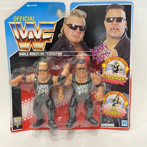 WWF Hasbro Nasty Boys Tag Team Series 4 Blue Card ...