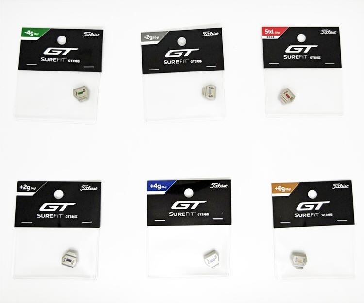 Titleist GT3 SUREFIT 14g(+2g) ウェイト 2個セット Titleist JAPAN GT3 Series Driver Sure Fit Weight Track 4g 6g