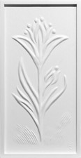 Hand made plaster wall art, wall sculpture 3D, modern wall art