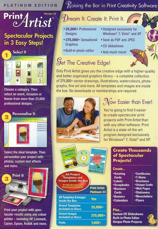 PRINT ARTTIST PLATINNUM EDITION v23. ALL YOU NEED IN 1 BOX.  FAST SHIPPING. - Image 2 of 2