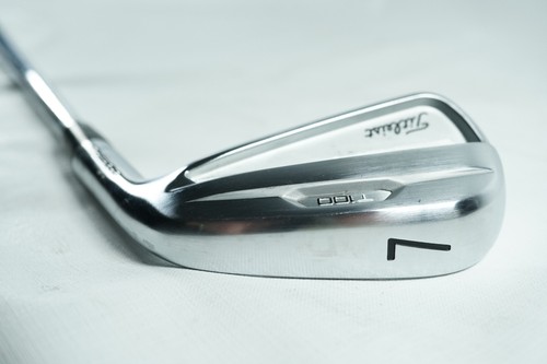 Titleist T100 7 Iron / Stiff Flex Steel Shaft - Picture 3 of 5