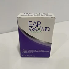 Ear Wax MD Earwax Cleaning Kit with Rinsing Bulb .5 oz Ear Drops