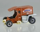 Vintage 1976 Hot Wheels Diecast Brown T-Totaller Express Trucking Delivery Truck