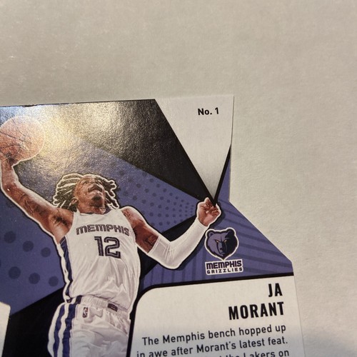 2021-22 Panini Revolution Basketball Liftoff! Ja Morant Memphis Grizzlies #1 - Picture 7 of 7