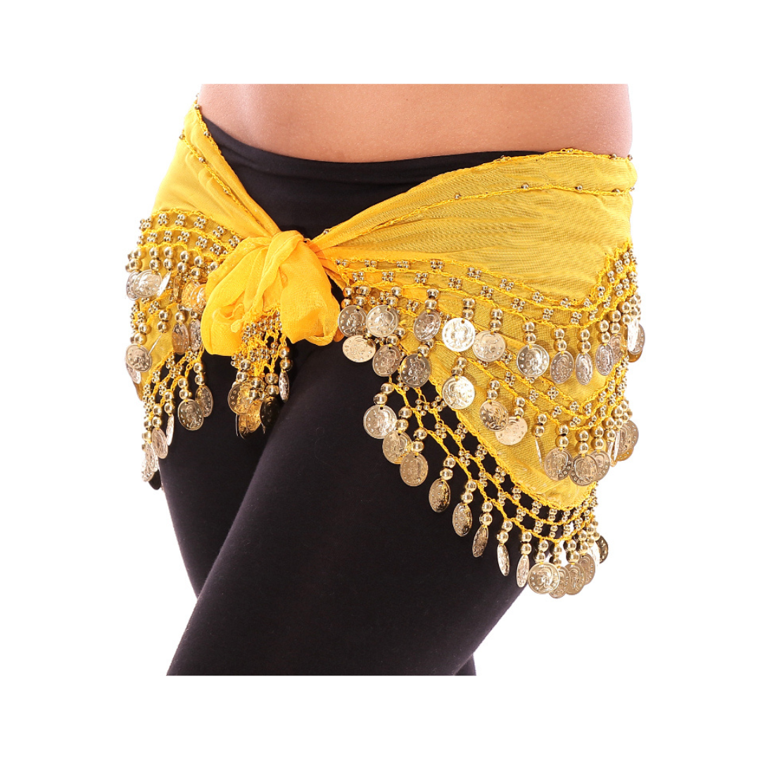 Fascia/scialle Da Danza Del Ventre Per Donna &ndash; Con Frange, Decorata, Costume, Senza Etichette