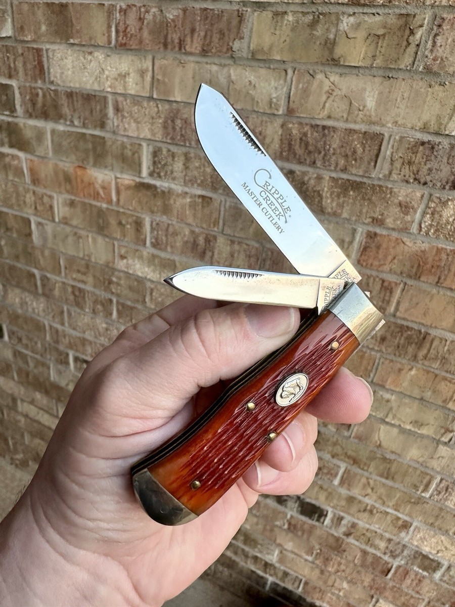2009 GEC GREAT EASTERN CUTLERY CRIPPLE CREEK 73 SFO ORANGE BONE