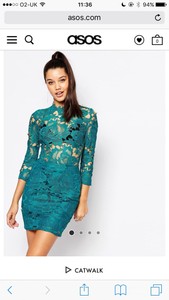 asos lace mini dress