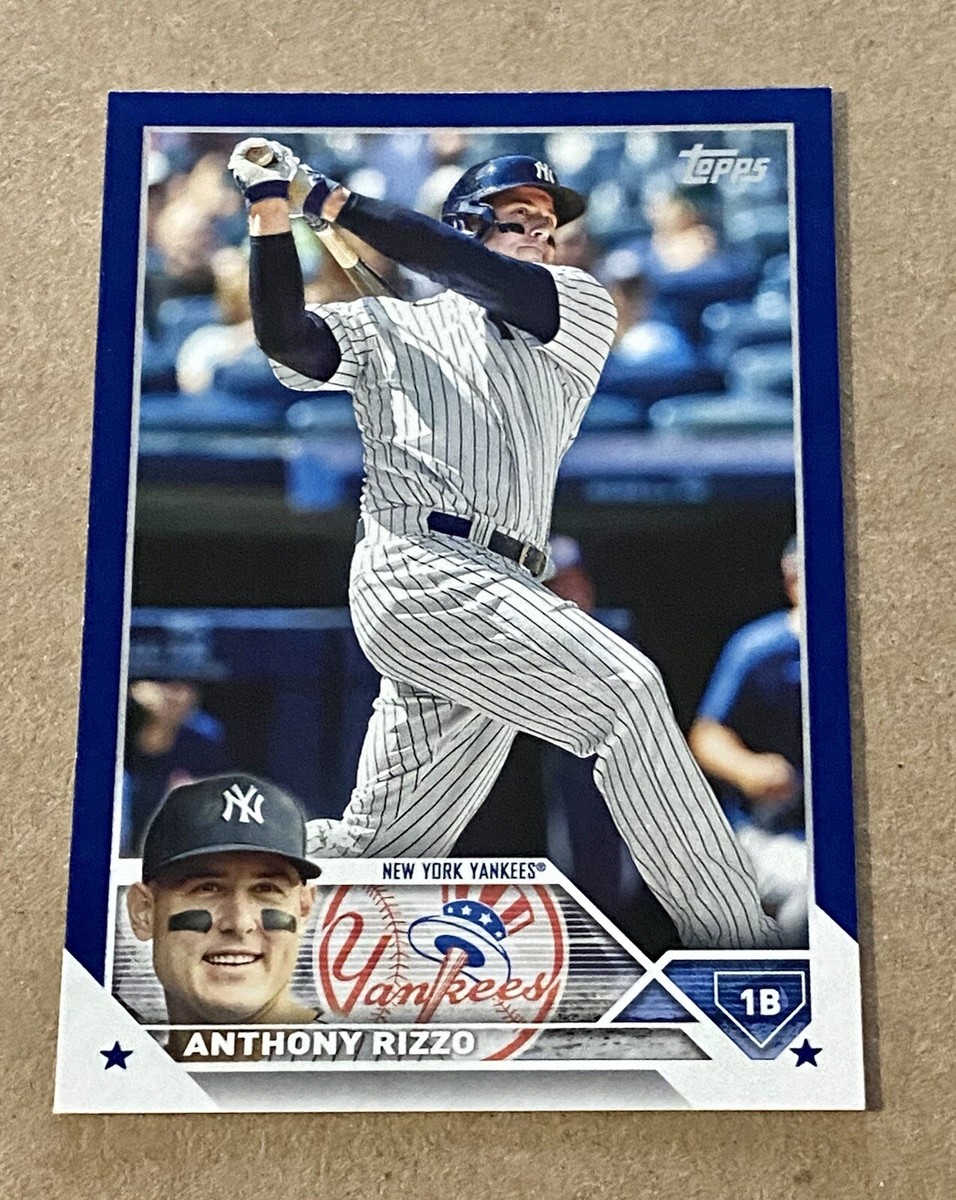 2023 Topps Series 2 - Anthony Rizzo #596 Royal Blue for sale