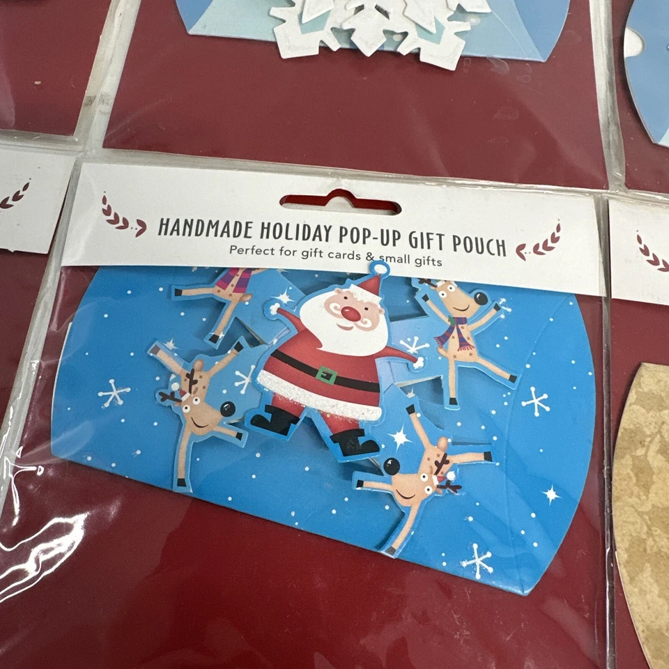 Handmade Holiday Pop-up Gift Card Envelope NEW 10-PACK/2 styles $30 Retail 10 - Image 4 of 4