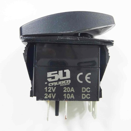 Sealed Rocker Switch 7 Pin ON/OFF/ON Off Road Desert Truck Sand Rail J**p Blue - Picture 6 of 11
