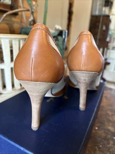 Brooks Brothers Size 7.5 Spectator Heels With Fringe And Tassels - Picture 4 of 8