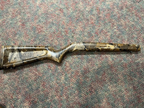 Knight LK-93 Muzzleloader Camoflauge Camo Stock Black Powder + Swivels Rare