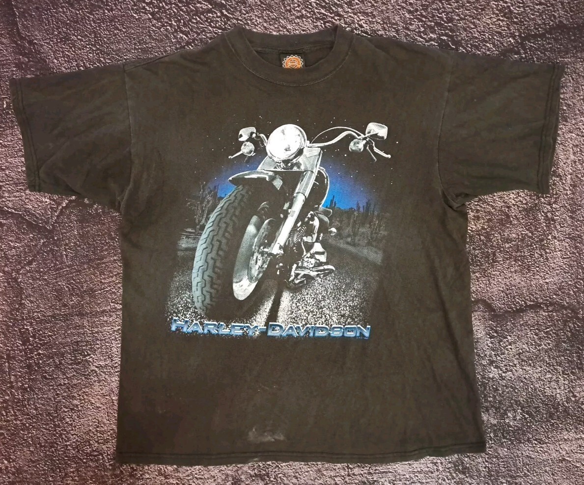 Harley Davidson Mens Shirt XL Midnight Rider | eBay