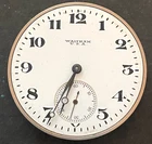 Antique 1919 Waltham 1894 220 Pocket Watch Movement Running Ticks 12s 15j USA