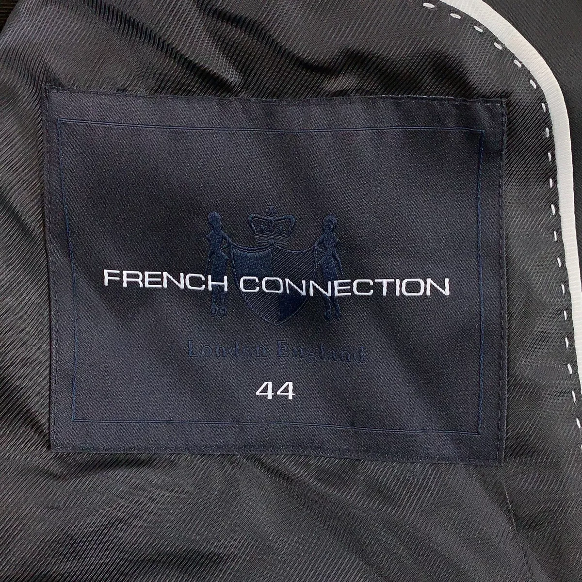French Connection Men s Size 44 Slim Fit Marine Navy Dinner Suit