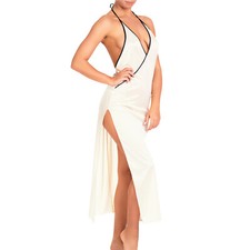 Longue Nuisette Sexy Lingerie Satin Femme Neuf S M L XL XXL Fabrique en Europe