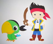 Jake and the Neverland Pirates Parrot Paper Die Cut Scarpbook Embellishment