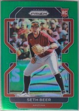 2022 Panini Prizm SETH BEER Green Rookie Card RC #25 Arizona Diamondbacks