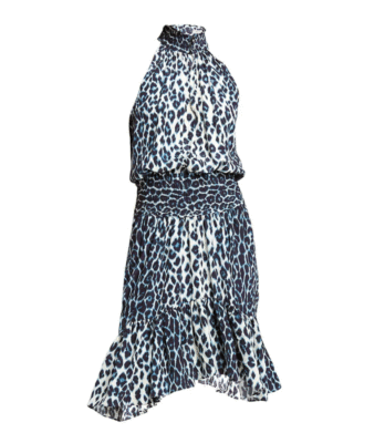 alc blue leopard dress Amarra 89397 Long Formal Fitted Evening Prom Dress main image 1