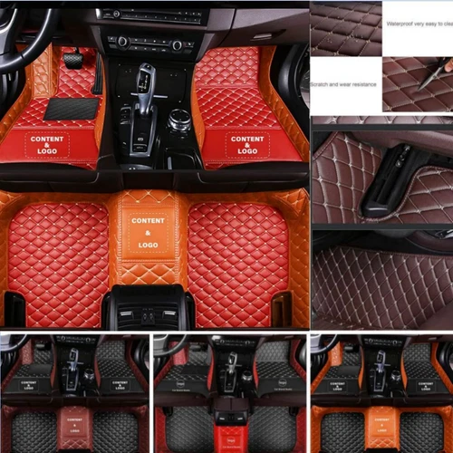 For Alfa Romeo Car Floor Mats Luxury Carpet Custom Waterproof Liners All Models - Foto 15 di 31