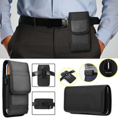For Samsung S26 S25 S24 S23 S22 S21 S20 Ultra Case Nylon Belt Clip Holster Pouch