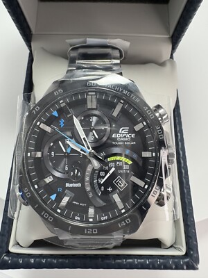 CASIO EDIFICE EQB-501XDB-1AJF Men's Solar Bluetooth Watch Japan Model Boxed New
