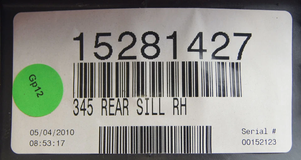 2006-2010 Hummer H3 Rear Right RH Scuff Plate Trim Rocker Black New OEM 15281427 - Image 2 of 4