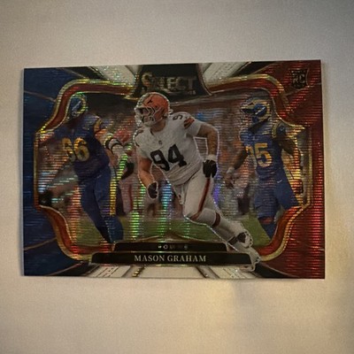 2025 Panini Select - Mason Graham #454 FIELD LEVEL Tri-Color Prizm /99 (RC)