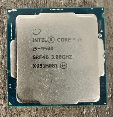 9Th Gen Intel Core i5-9500 LGA 1151 CPU Processor 3.0GHz up to 4.4GHz 6Core 9MB
