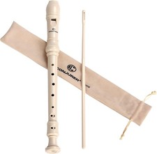 Soprano Recorder Instrument for Kids Student - German Fingering 8 Hole Flute ABS