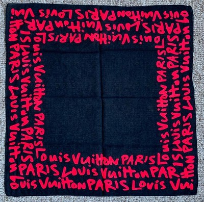 Louis Vuitton x Stephen Sprouse Graffiti Monogram Scarf S/S 2001