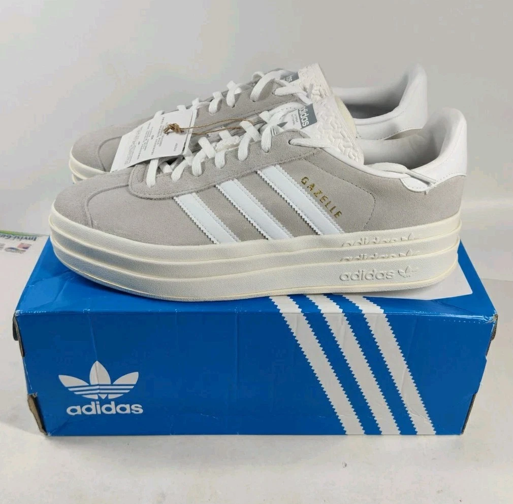 adidas Gazelle Grey White W for sale | eBay