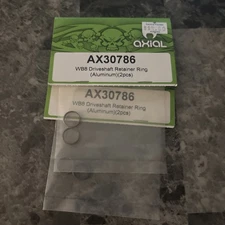 (B7) Axial AX30786 WB8 Driveshaft Retainer Ring, Aluminum ( Lot of 2 )