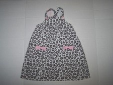 NWT Gymboree Girls Jumper Dress Size 18-24M Snow Leopard Design Corduroy