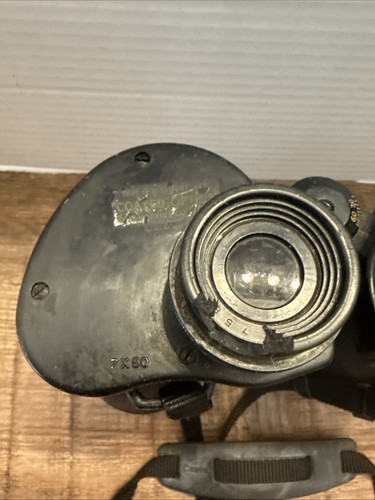 Original U.S. WWII M17 7x50 Binoculars with Coated Optics - Picture 4 of 21