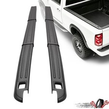 Truck Bed Rail Cap Side Cover 6 Ft Black Whole For 2009-2026 Dodge Ram Set Of 2