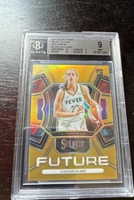 2024 Panini Select WNBA - Select Future Caitlin Clark #4 Gold Prizm /10 BGS 9