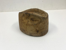 Vintage Hat Mold rubber crown Cowboy factory industrial making press block brim