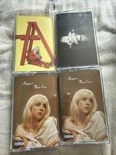 4 Billie Eilish Dont Smile At Me, Fall Asleep, Happier than Ever Cassette Lot