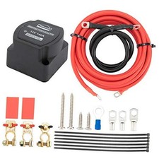 12V 140 Amp Dual Battery Smart Isolator ATV UTV Wiring Cable Kit - Voltage