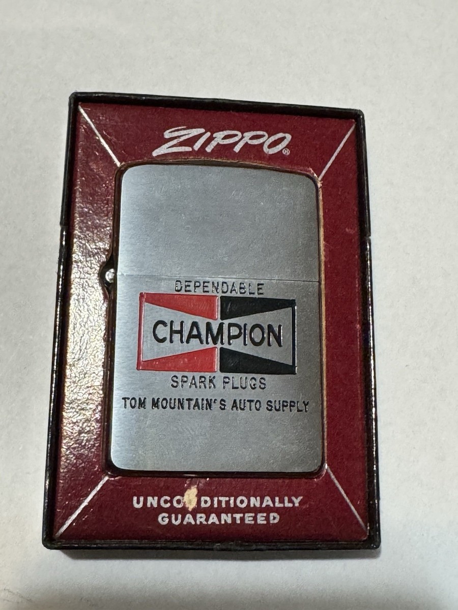 コレクション 1948's CHAMPION SPARK PLUG zippo Rare Vintage Unused 1959 Champions Spark Plug Zippo Lighter