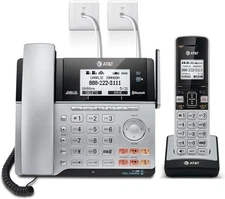 AT&T  TL86103, 2-line phone w/answering machine, bluetooth, intercom, Expandable